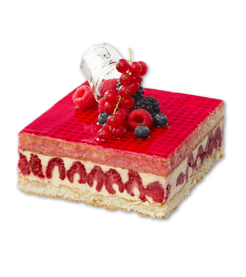 Entremets Dacquois Framboise