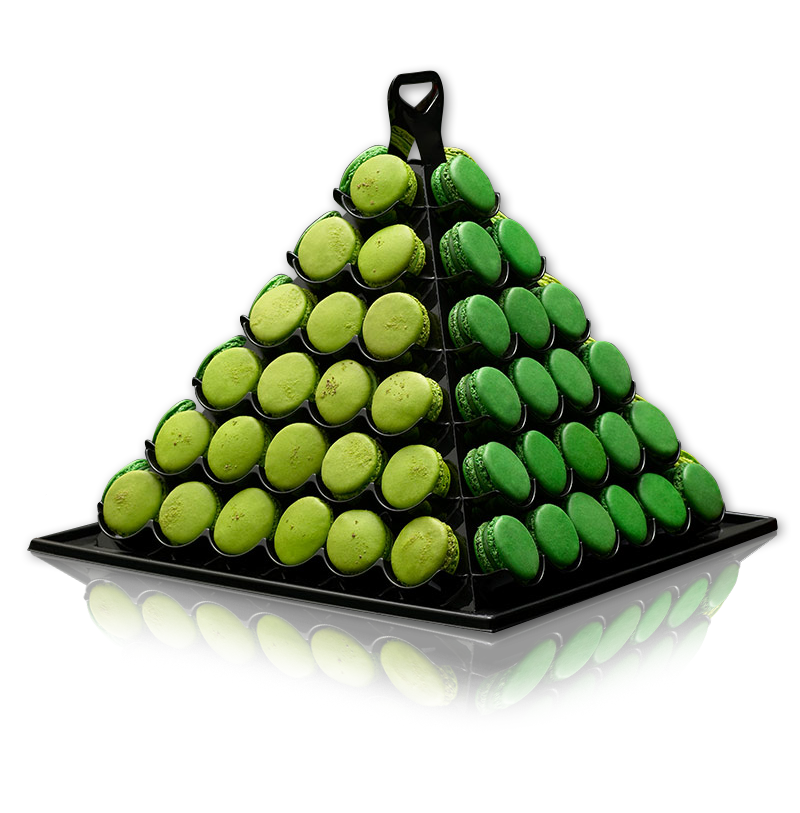 Pyramide de 84 macarons